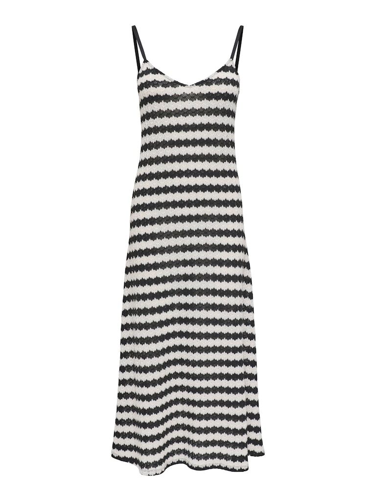 ONLEVARA LIFE S/L STRIPE DRESS JRS NOOS Black-Cloud dancer