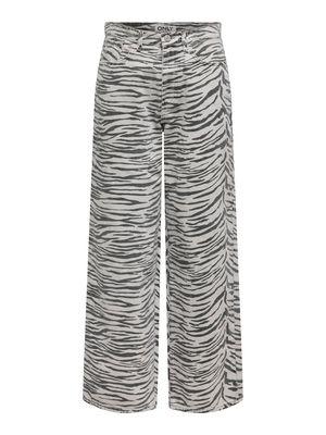 ONLHOPE HW ZEBRA WIDE DNM SIK Light Grey Denim/ZEB