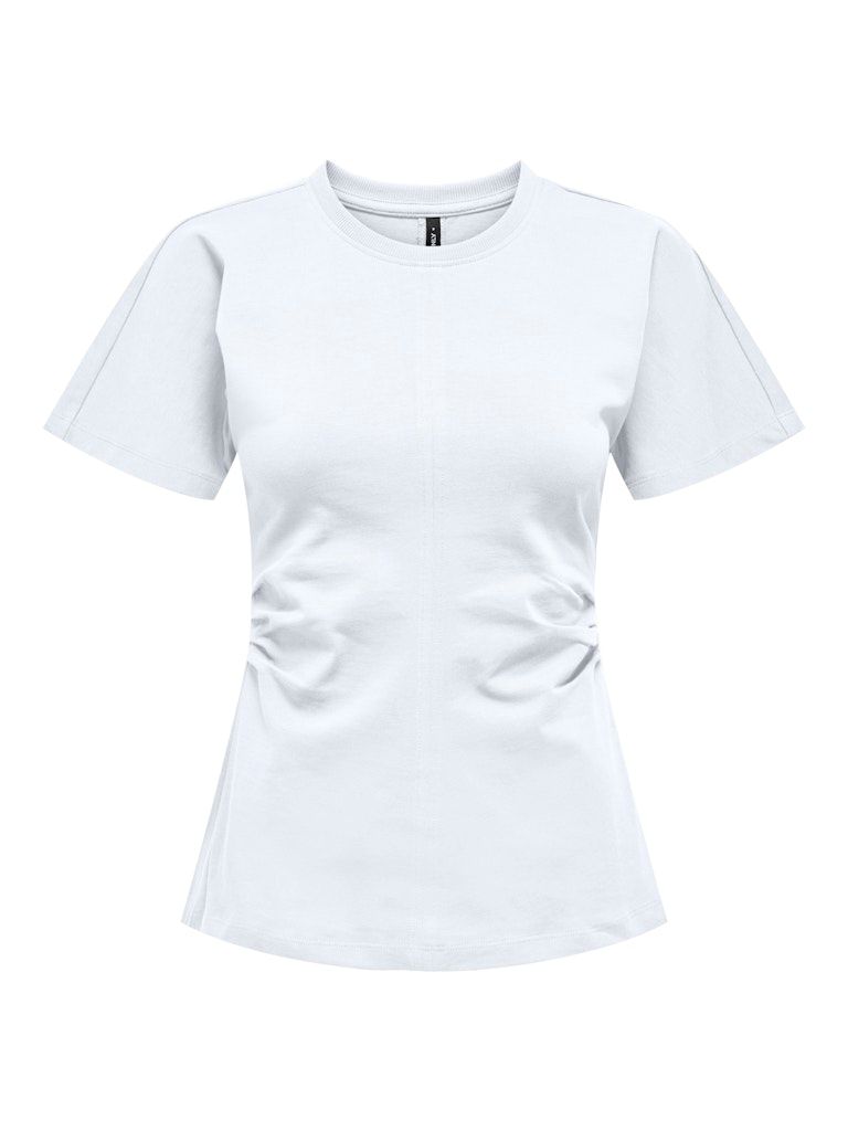 ONLMARIE LIFE S/S RUCHING TOP JRS NOOS Cloud Dancer