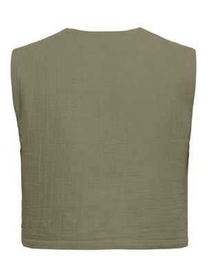 JDYMARLEY S/L EMBROIDERY VEST WVN EXP Mermaid