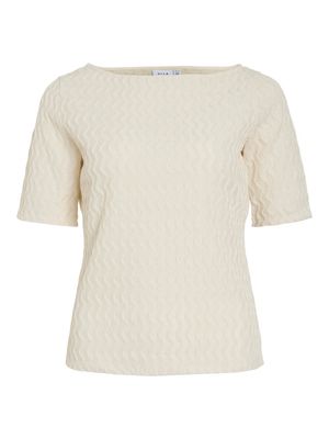 VIROMILA BOATNECK 2/4 TOP Birch