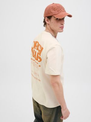 JORTAVIRA TYPE BACK TEESS CREW NECK OC25 Ecru