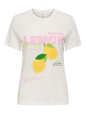 ONLCAMERON LIFE REG S/S TOP BOX CS JRS Cloud Dancer-Eureka