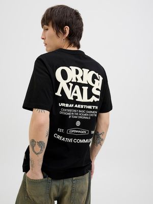 JORTAVIRA TYPE BACK TEESS CREW NECK OC25 Black