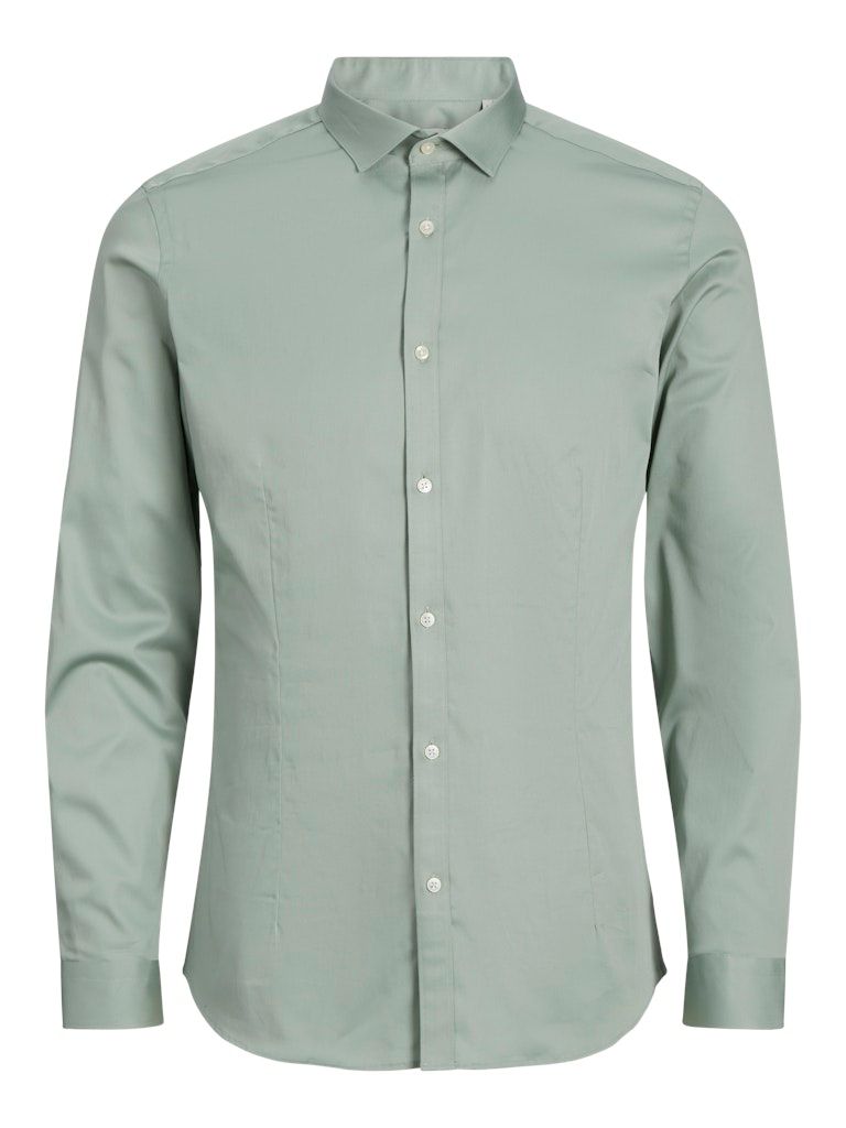 JPRBLAPARMA SHIRT L/S NOOS Iceberg Green-SUPER SLIM
