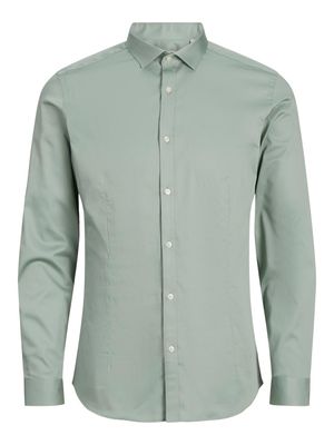 JPRBLAPARMA SHIRT L/S NOOS Iceberg Green-SUPER SLIM