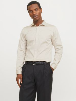 JPRBLAPARMA SHIRT L/S NOOS Moonbeam-SUPER SLIM