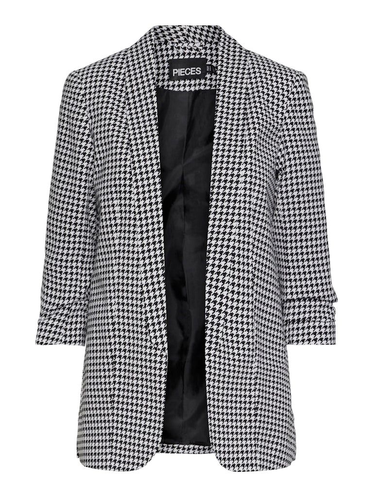 PCBOSELLA 3/4 PRINTED BLAZER NOOS BC Black/HOUNDSTOOTH