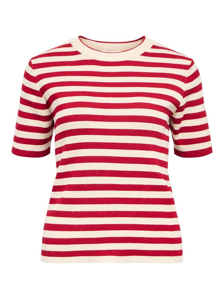 OBJESTER S/S NEW KNIT PULLOVER NOOS Sandshell/Karanda