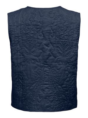 JDYAMIA S/L QUILTED WAISTCOAT WVN Dress Blues