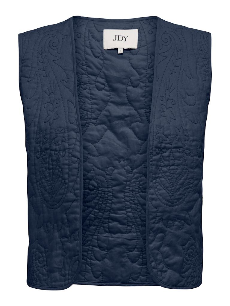 JDYAMIA S/L QUILTED WAISTCOAT WVN Dress Blues