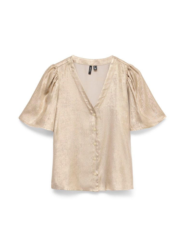 VMAMALIA SS V-NECK TOP EXP Gold Colour