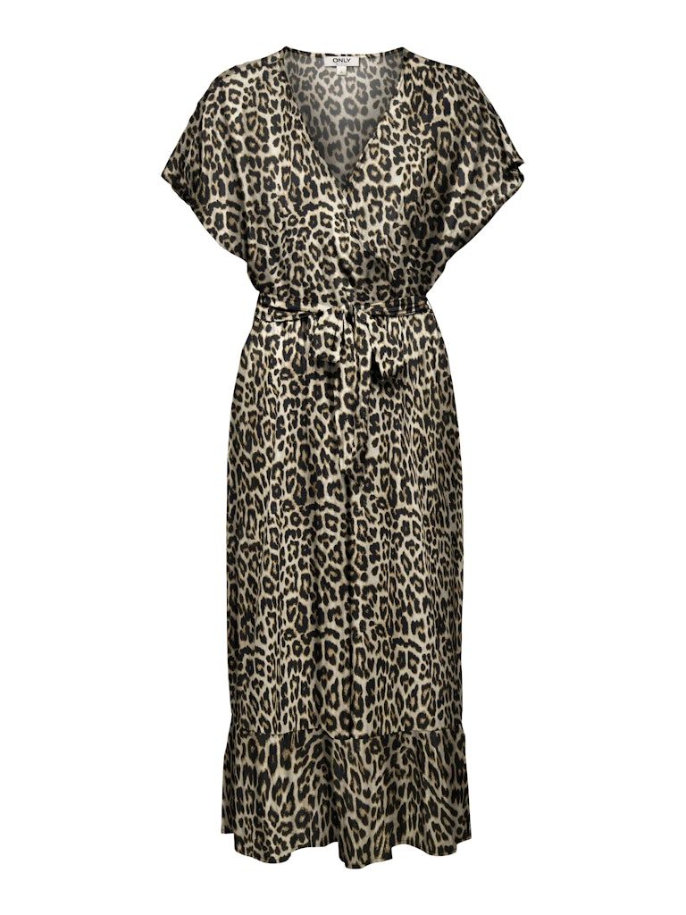 ONLZILLA ADELE LIFE SS LONG DRESS WVN Black/CLARA LEO