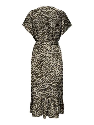 ONLZILLA ADELE LIFE SS LONG DRESS WVN Black/CLARA LEO