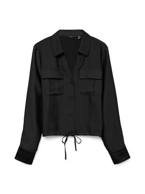 VMTOMA LS TIE SHIRT WVN Black