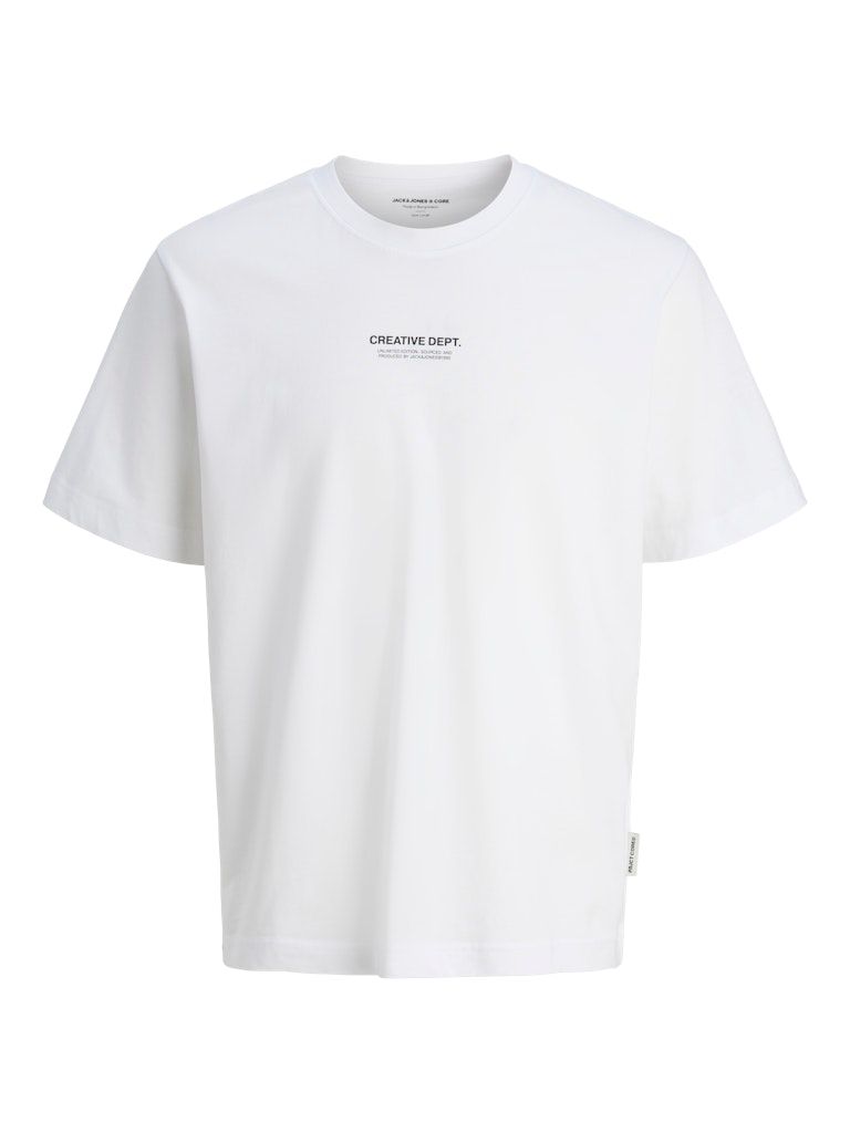 JCOUNION PHOTOGRAPH TEE SS CREW NECK Bright White