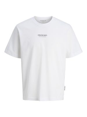 JCOUNION PHOTOGRAPH TEE SS CREW NECK Bright White