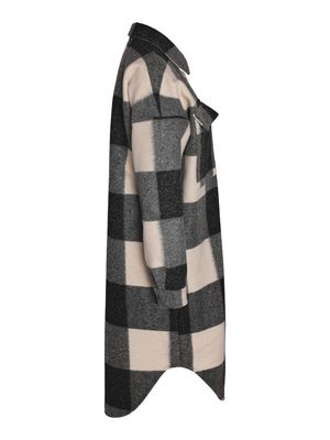 NMJONAS L/S LONG SHACKET FWD Black/W BRIGHT WHITE
