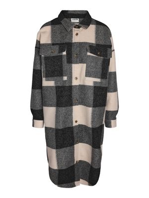 NMJONAS L/S LONG SHACKET FWD Black/W BRIGHT WHITE