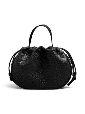 PCBALLOON LARGE BRAIDED BAG Black