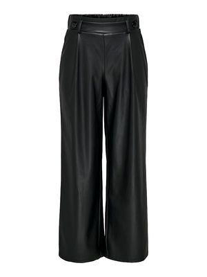 JDYSOYA GEGGO PU PANT JRS NOOS Black