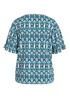 VINELLE S/S TOP/KA Snow White-GRAPHIC BLUE