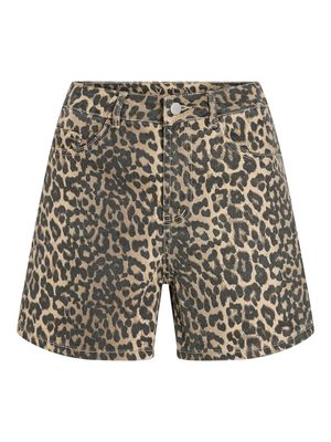 VICHIA RW DENIM SHORTS Birch-LEO