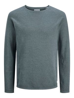 JJEHILL KNIT CREW NECK NOOS Stormy Weather/Twist