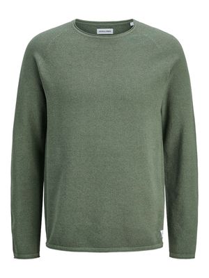 JJEHILL KNIT CREW NECK NOOS Laurel Wreath/Twist