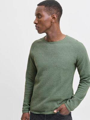 JJEHILL KNIT CREW NECK NOOS Laurel Wreath/Twist