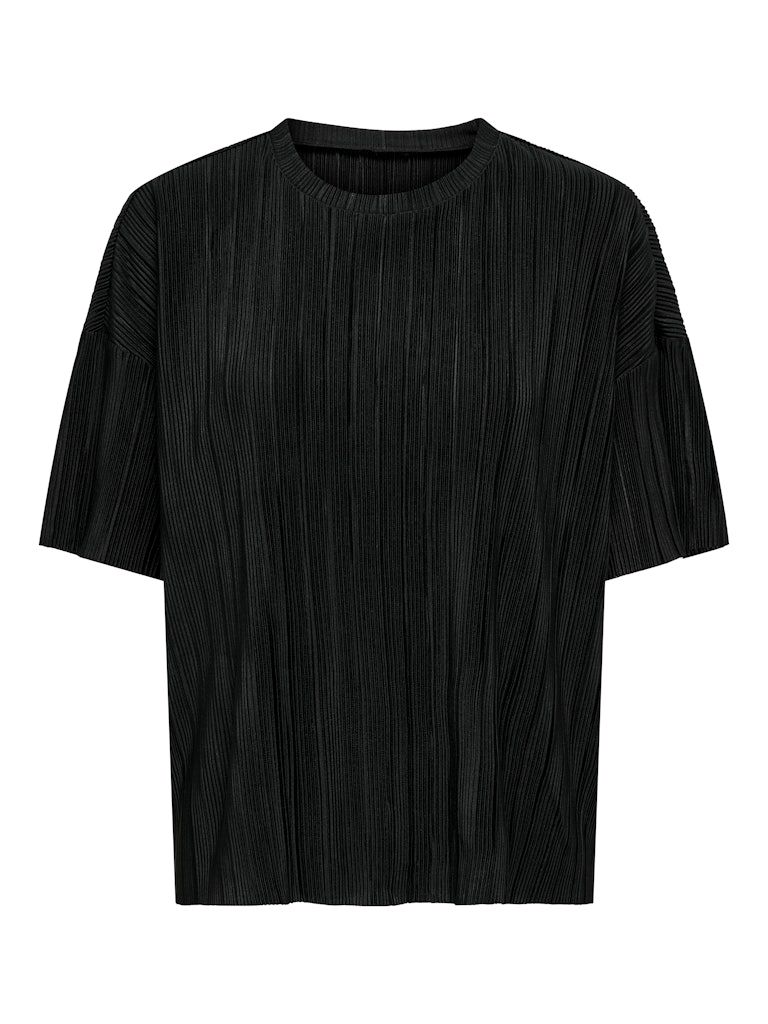ONLRAVENNA S/S PLISSE TOP NOOS JRS Black