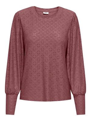 JDYCATHINKA L/S BELLSLEEVE TOP JRS NOOS Rose Brown