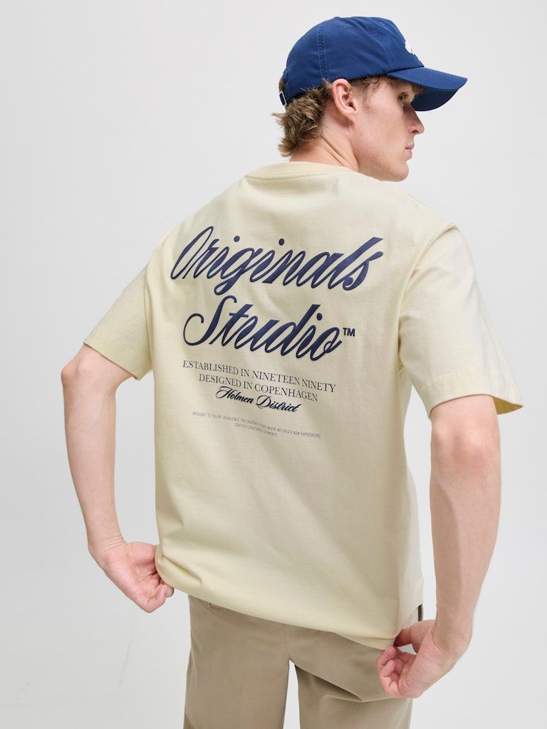 JORNORREBRO TYPO TEE SS CREW NECK NOOS Antique White