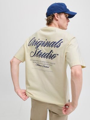 JORNORREBRO TYPO TEE SS CREW NECK NOOS Antique White