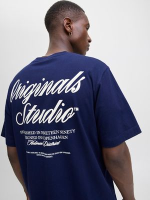 JORNORREBRO TYPO TEE SS CREW NECK NOOS Ocean Cavern