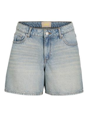 JXLAURA SHORT MW DENIM SHORTS DNM SN Light Blue Denim-VINTAGE