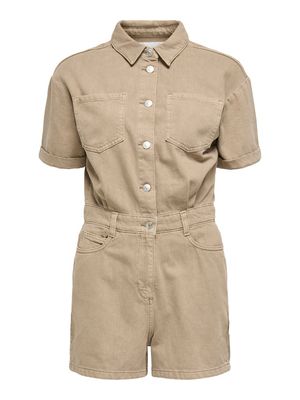 ONLPRIME S/S PLAYSUIT PNT Fungi