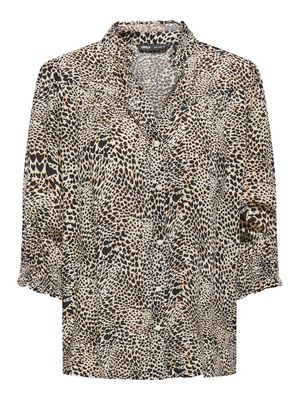 ONLRAYA 3/4 SHIRT WVN NOOS Pumice Stone-ALMA HEART LEO