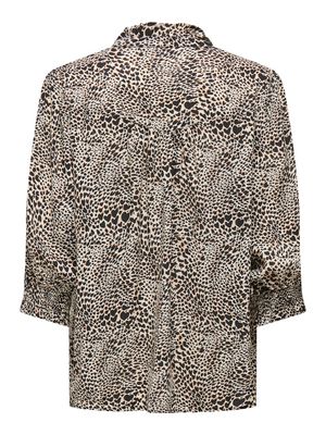 ONLRAYA 3/4 SHIRT WVN NOOS Pumice Stone-ALMA HEART LEO