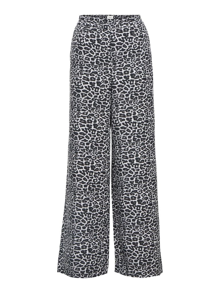 OBJALBA LISA WIDE PANT PRINT NOOS Grey/Leo