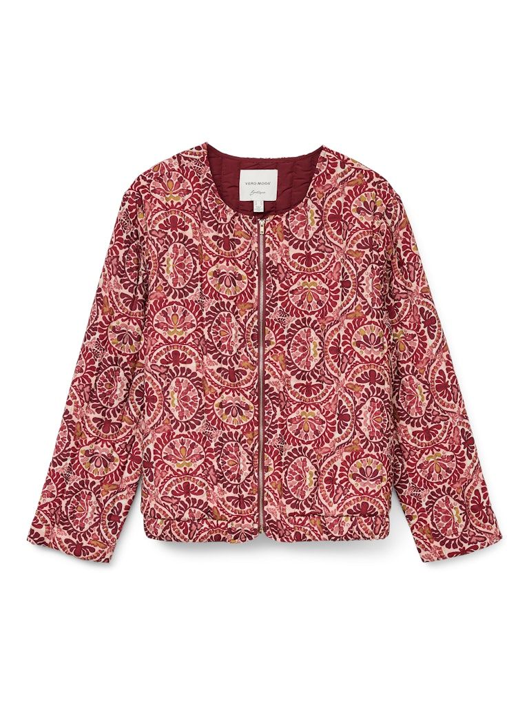 VMFLORENCE FAE L/S JACKET WVN BTQ GA Karanda Red-Florence