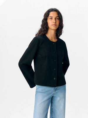 OBJLISA L/S RE BLAZER NOOS Black
