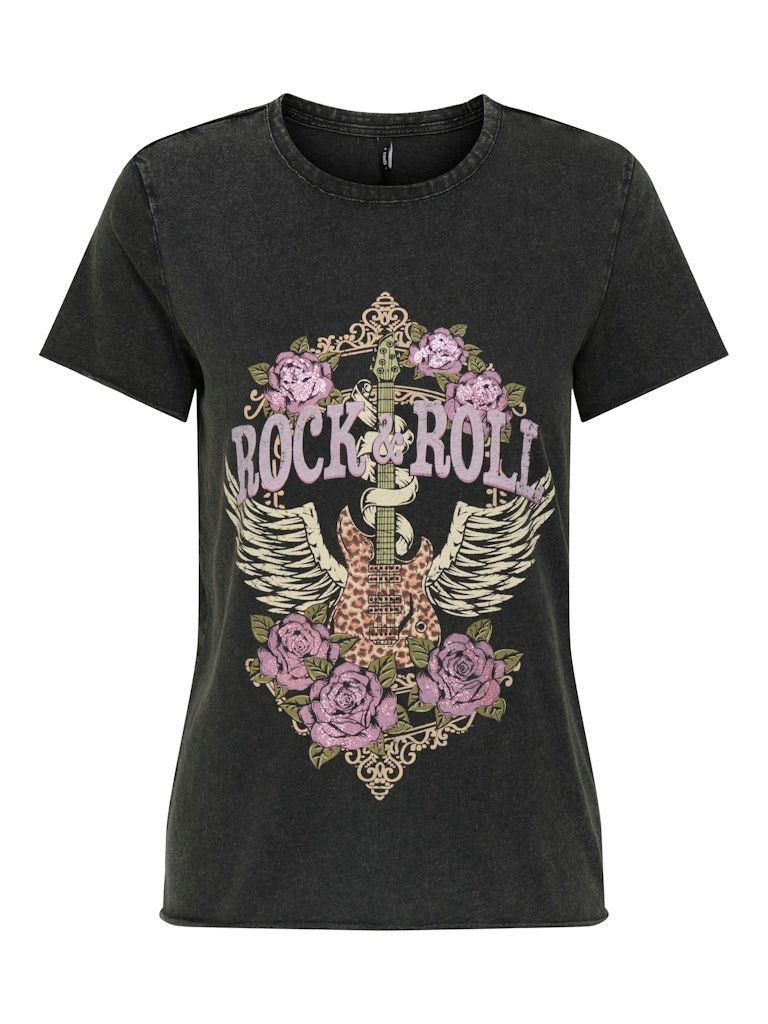 ONLLUCY LIFE REG S/S TOP JRS NOOS Black/Rock