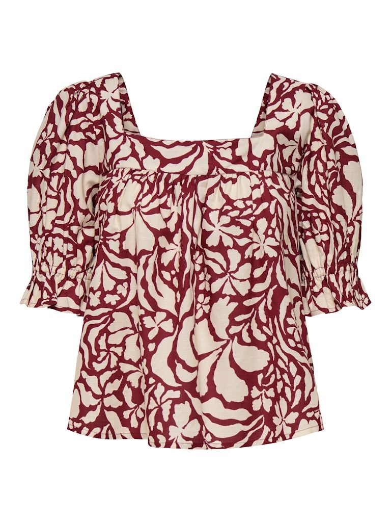 PGNARRI 2/4 BOW TOP WVN Merlot/NARRI PRINT