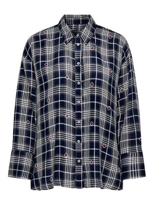 ONLGRACE LIRA LIFE LS EMB SHIRT WVN Naval Academy/CLOUD