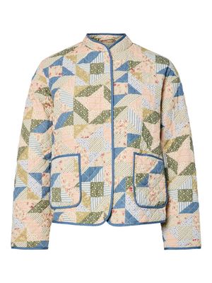 PCRIKKE QUILTED JACKET NOOS Birch/PATCHWORK