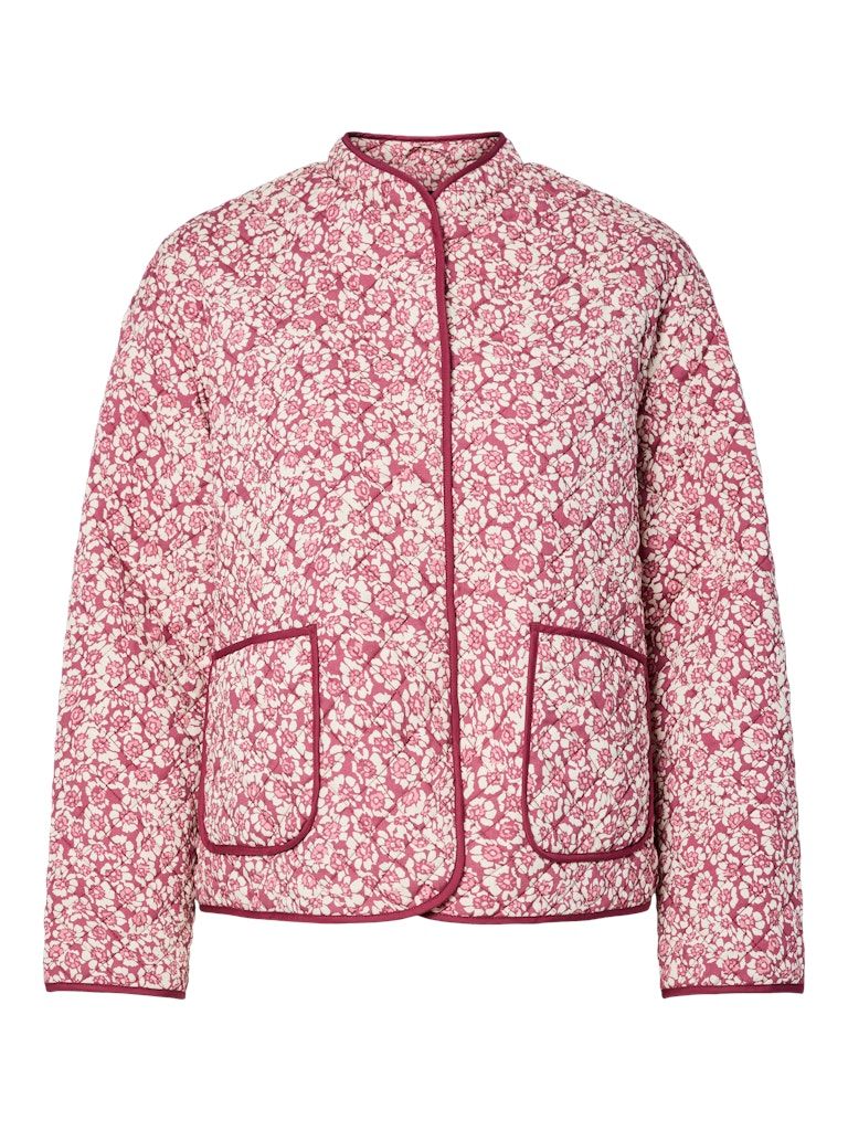 PCRIKKE QUILTED JACKET NOOS Slate Rose/FLOWER