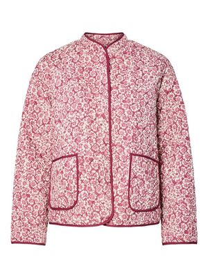 PCRIKKE QUILTED JACKET NOOS Slate Rose/FLOWER