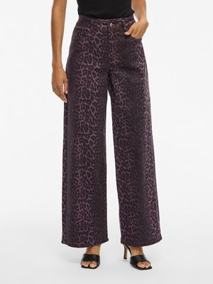 VICHIA HW COLORFUL LEO JEANS Fig/LEO