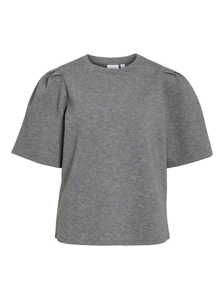 VIREFLECT O-NECK 2/4 TOP/DFS Medium Grey Melange